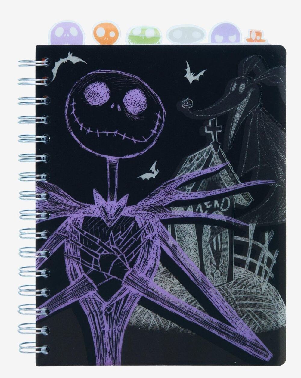 Jack Nightmare Before Christmas Tabbed Journal NEW
